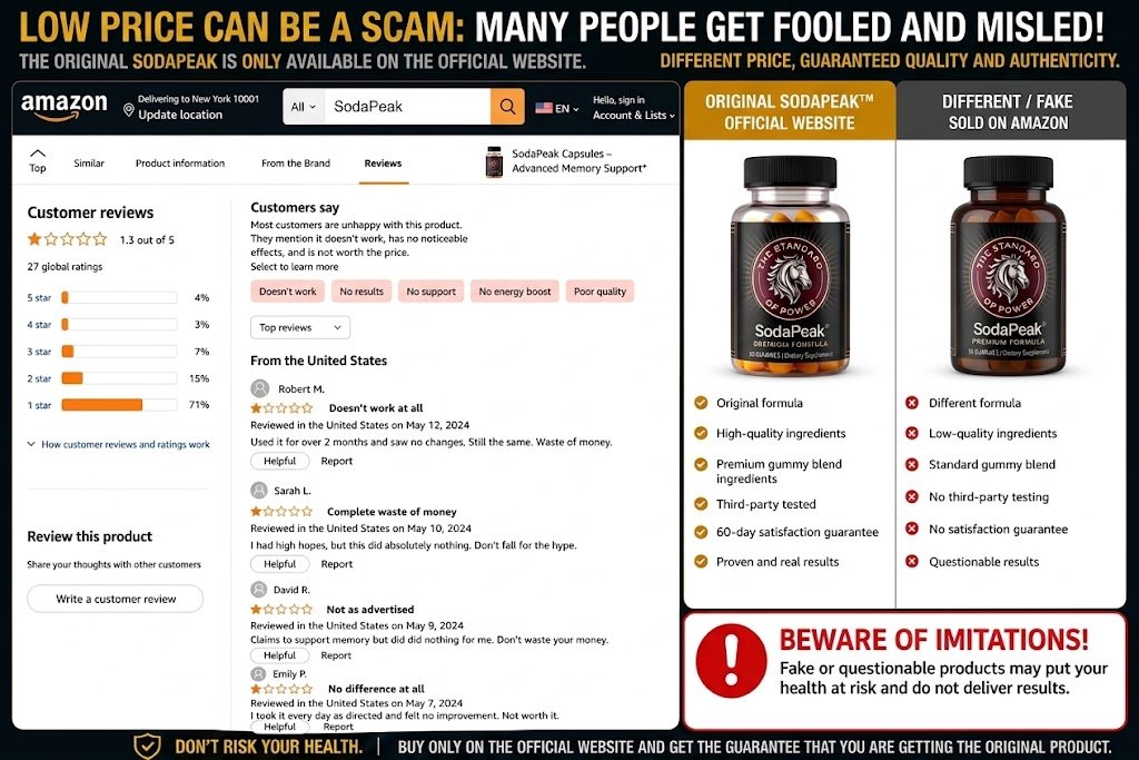 SodaPeak negative reviews and complaints pattern